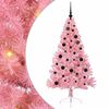 vidaXL Pom de Crăciun artificial pre-iluminat Roz 150 cm PVC