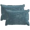 vidaXL Husă pentru pernă 2 pcs HOUTEN albastru 50 x 70 cm