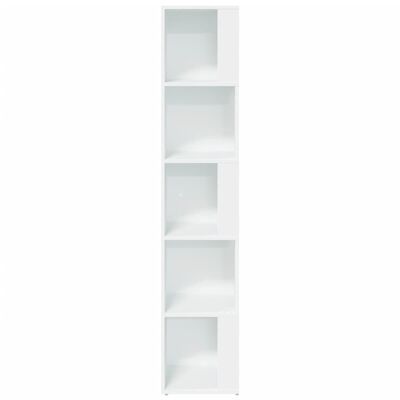vidaXL Dulap de colț, alb, 33x33x164,5 cm, PAL