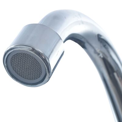 vidaXL Chiuvetă spălat mâini comercială cu robinet, oțel inoxidabil