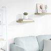 vidaXL Raft de perete suspendat, stejar, 40x23x3,8 cm, MDF