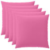 vidaXL Husă pentru pernă 6 pcs HEERLEN Roz 65 x 65 cm Poliester