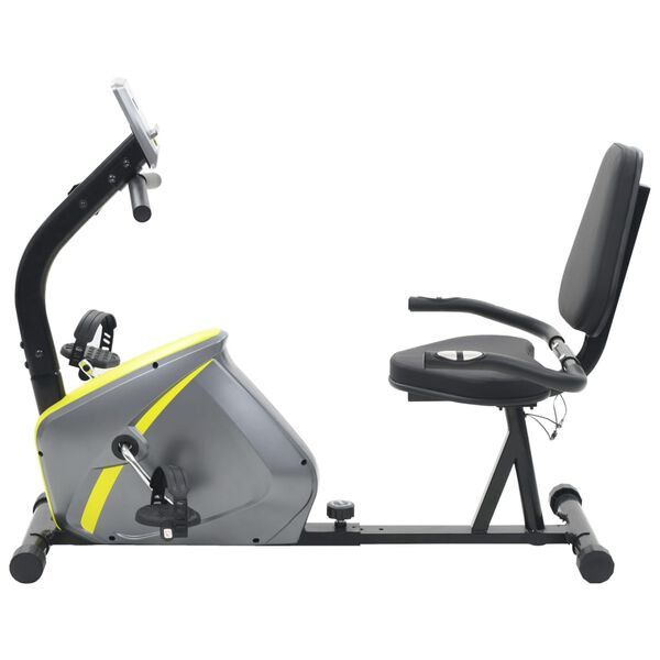 vidaXL Bicicletă de fitness magnetică orizontală cu măsurare puls