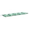 vidaXL Pernă pentru bancă de grădină cu model frunze, 200x50x7 cm, material Oxford