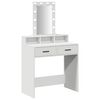 vidaXL Masă de Machiaj Alb 79 x 41 x 140 cm Lemn prelucrat