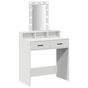 vidaXL Masă de Machiaj Alb 79 x 41 x 140 cm Lemn prelucrat