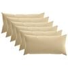 vidaXL Husă pentru pernă 6 pcs HEERLEN Bej 40 x 70 cm Poliester