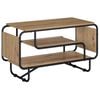 vidaXL Support TV 80 x 36 x 45 cm Stejar Artizanal Lemn prelucrat