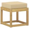 vidaXL Bancă de exterior Lemn Solid de Acacia Alb