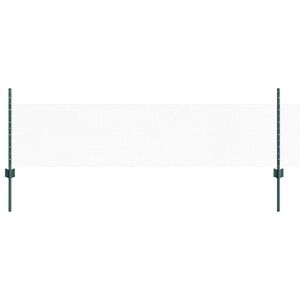 vidaXL Gard hexagonal cu st&acirc;lp 10 x 0,5 m Oțel cu strat de PVC Verde