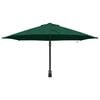 vidaXL Parasol de Grădină Verde 248 x 248 x 148 cm Poliester și oțel