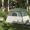 vidaXL Cabină cort de camping, 4 persoane, verde, impermeabil
