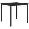 vidaXL Mese de sufragerie 80 x 80 x 75 cm Lemn prelucrat Stejar Negru
