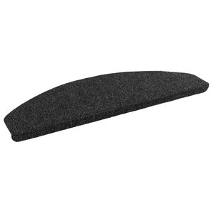vidaXL Mochete autocolante pentru scară 15 buc. 80 x 28 x 3,5 cm Negru