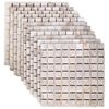 vidaXL Plăci de mosaic Crem 30 x 30 cm Marmură