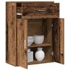 vidaXL Bufet cu sertar Lemn vechi 60 x 30 x 84 cm Lemn compozit