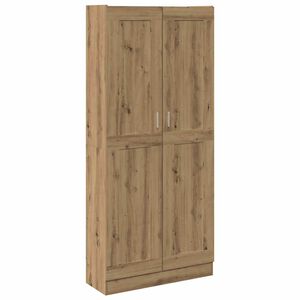 vidaXL Dulap &icirc;nalt, stejar artizanal, 82,5x30,5x185 cm, lemn prelucrat