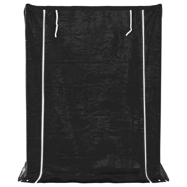 vidaXL Suport pentru lemne de foc cu capac de ploaie Oțel galvanizat