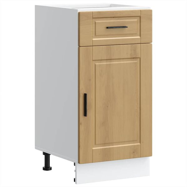 vidaXL Dulap de bază de bucătărie &bdquo;Porto&rdquo; din lemn de stejar artizanal