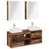 vidaXL Set de mobilier pentru baie 5 pcs Lemn vechi