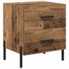 vidaXL Dulap de noapte Lemn vechi 40 x 35 x 47,5 cm Lemn prelucrat