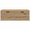vidaXL Dulap montat pe perete Stejar Artizanal 100 x 36,5 x 35 cm
