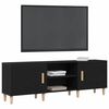vidaXL Cabinet TV Stejar Negru 150 x 30 x 50 cm Lemn compozit