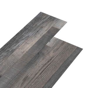 vidaXL Plăci de pardoseală PVC autocolante Lemn Industrial