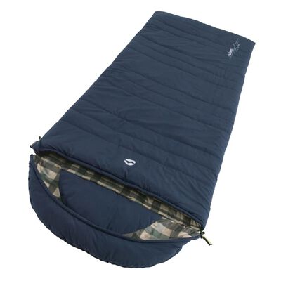 Outwell Sac de dormit "Camper Lux" cu fermoar stânga, albastru închis