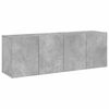 vidaXL Comodă TV de perete, 2 buc. gri beton, 60x30x41 cm