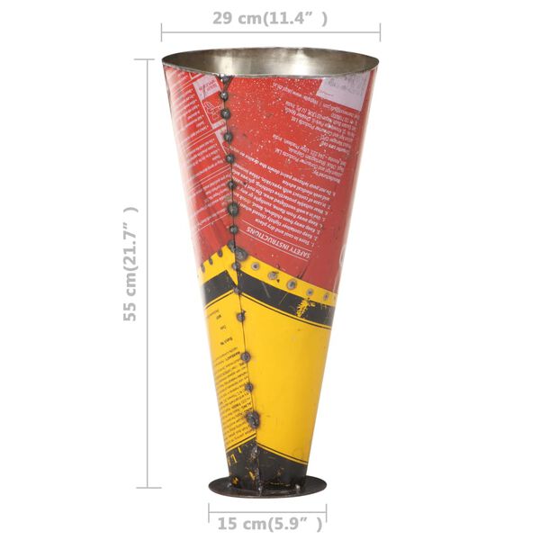 vidaXL Suport de umbrele, multicolor, 29x55 cm, fier