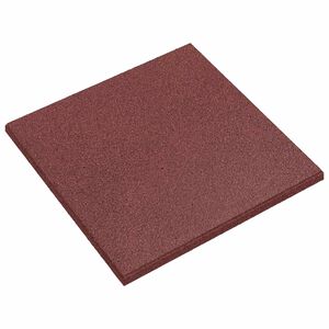 vidaXL Plăci de Protecție la Cădere 12 buc. Roșu 50 x 50 cm Cauciuc
