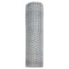 vidaXL Gard hexagonal Argintiu 0,5 x 10 m Oțel galvanizat