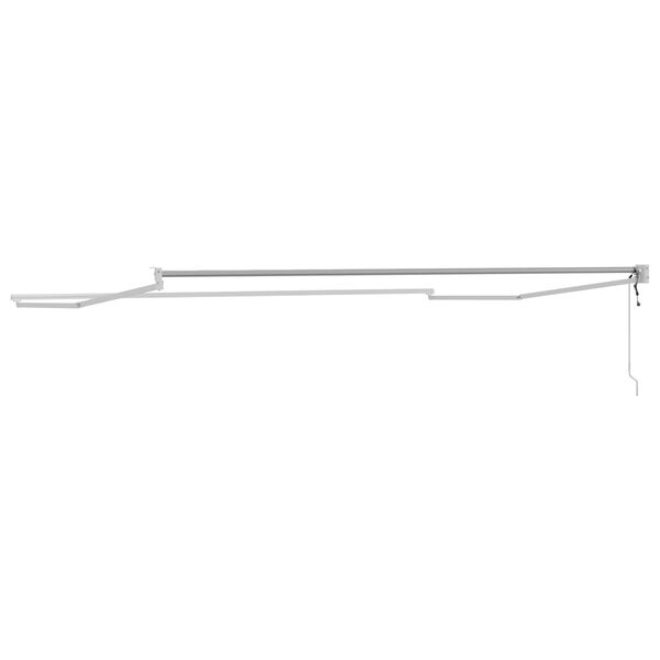 vidaXL Cadru copertină retractabil electric Alb 4 x 2 m Aluminiu