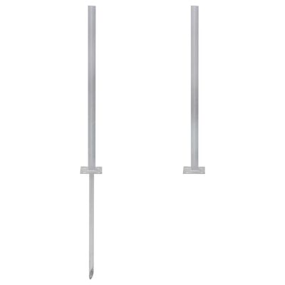 vidaXL Stâlpi pentru gard, 3 buc., 185 cm, WPC