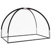 vidaXL Plasă antrenament de golf, negru, 300x150x210 cm, poliester
