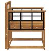 vidaXL Canapea de exterior Lemn Solid de Acacia natural