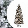 vidaXL Brad de Crăciun artificial cu glob 240 cm 300 LED-uri Alb cald