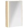 vidaXL Dulap cu oglindă pentru baie Stejar Sonoma 33 x 11,5 x 50 cm