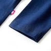 Tricou pentru copii cu m&acirc;neci lungi, bleumarin 140