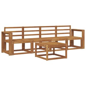 vidaXL Set de canapele de exterior 5 pcs natural