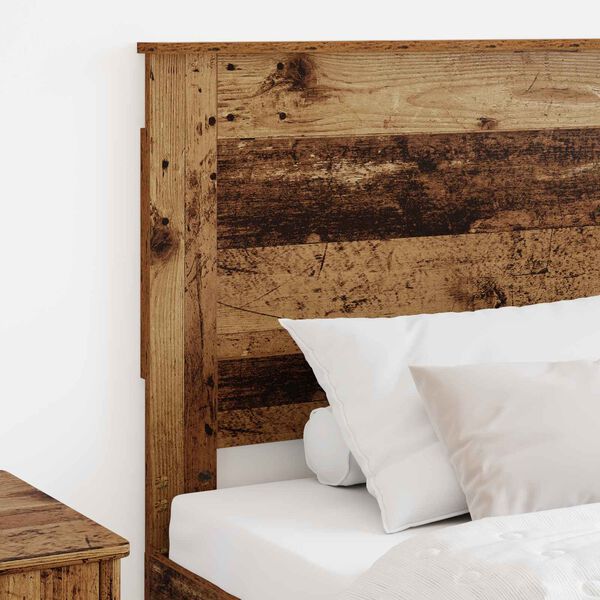 vidaXL Tăblie cap cu headboard Lemn Vechi 90 cm Lemn compozit