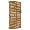 vidaXL Poartă de grădină 85x175 cm, oțel corten, design pătrat