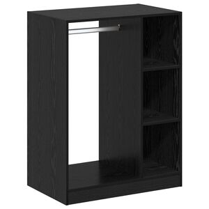 vidaXL Dulap Stejar Negru 77 x 48 x 102 cm Lemn prelucrat