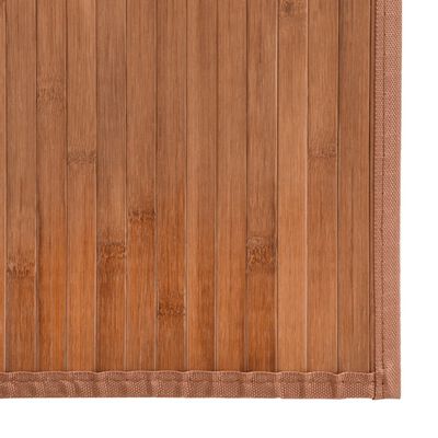 vidaXL Covor pătrat, natural, 100x100 cm, bambus