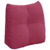 vidaXL Perna pentru spate Roșu Vin 45 x 24 x 50 cm Catifea