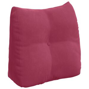 vidaXL Perna pentru spate Roșu Vin 45 x 24 x 50 cm Catifea