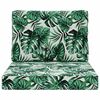 vidaXL Perna pentru canapea de exterior 2 pcs Model cu frunze