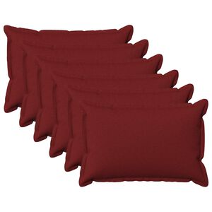 vidaXL Husă pentru pernă 6 pcs HOUTEN Roșu Vin 40 x 60 cm In sintetic
