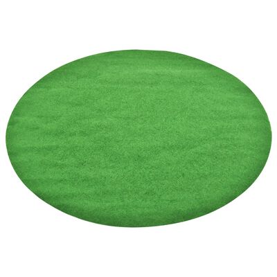 vidaXL Gazon artificial cu crampoane, verde, diam. 95 cm, rotund